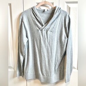 Pure Jill JJill Light Blue Hoodie Sweater